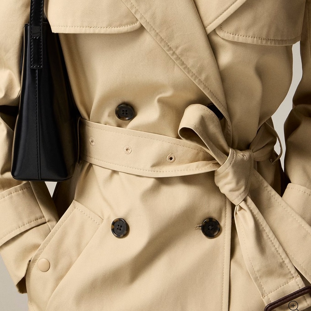 J. Crew Icon Trench Coat Beige - 00P 🤎 - Picture 11 of 14
